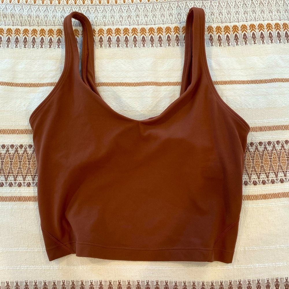 Lululemon Athletica Ancient Copper Align Tank 🤎